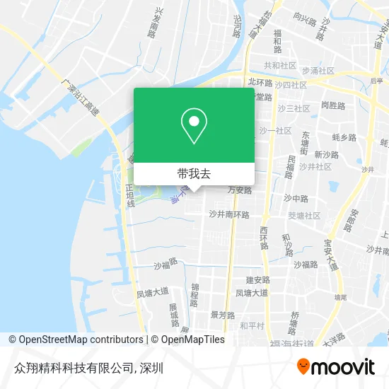众翔精科科技有限公司地图