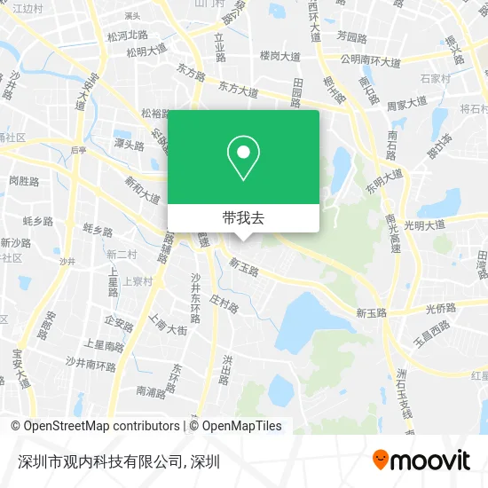深圳市观内科技有限公司地图