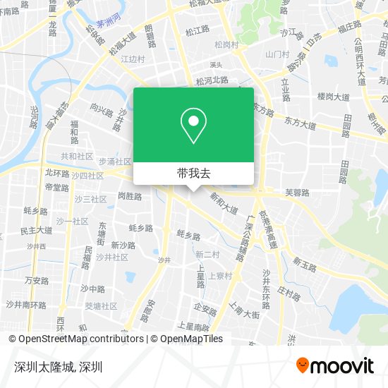 深圳太隆城地图
