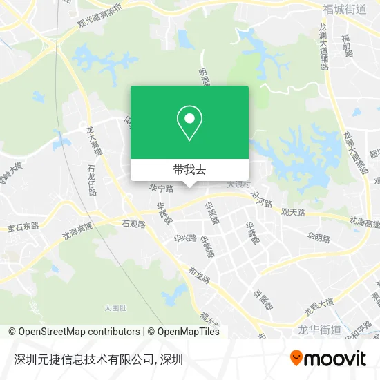 深圳元捷信息技术有限公司地图