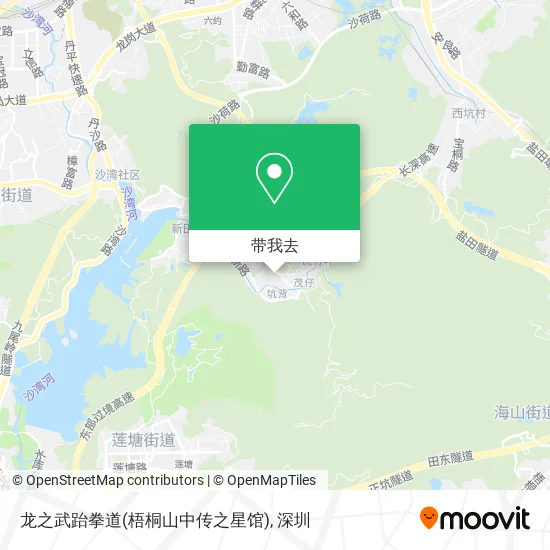 龙之武跆拳道(梧桐山中传之星馆)地图