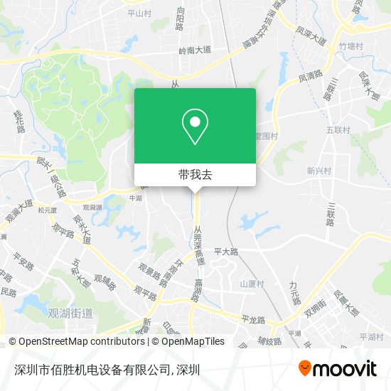 深圳市佰胜机电设备有限公司地图