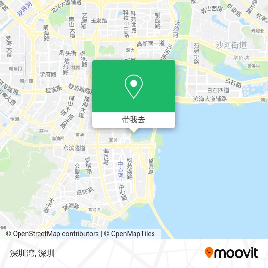 深圳湾地图