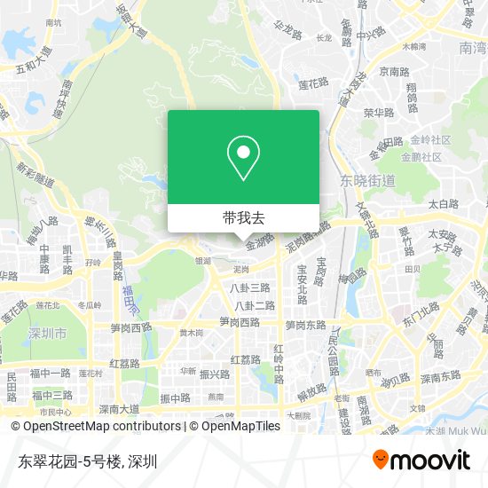东翠花园-5号楼地图