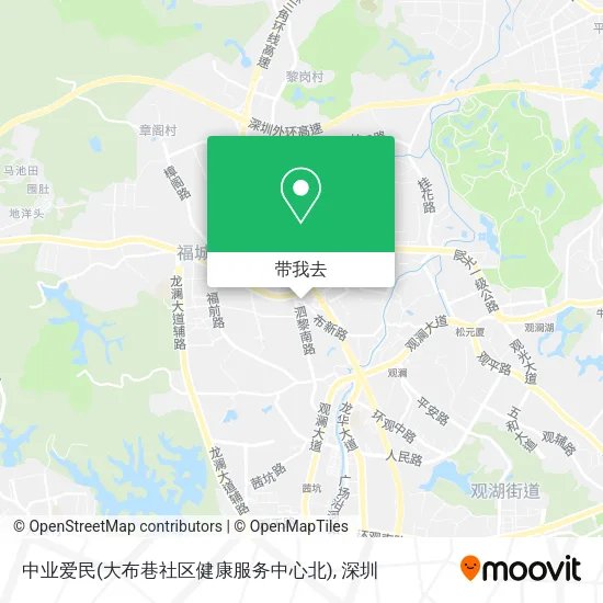 中业爱民(大布巷社区健康服务中心北)地图