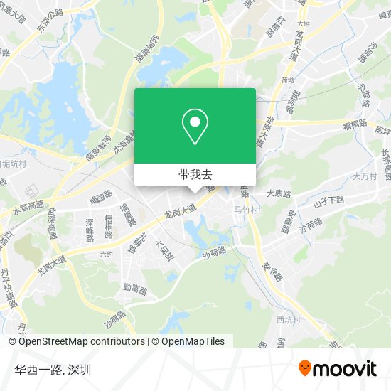 华西一路地图