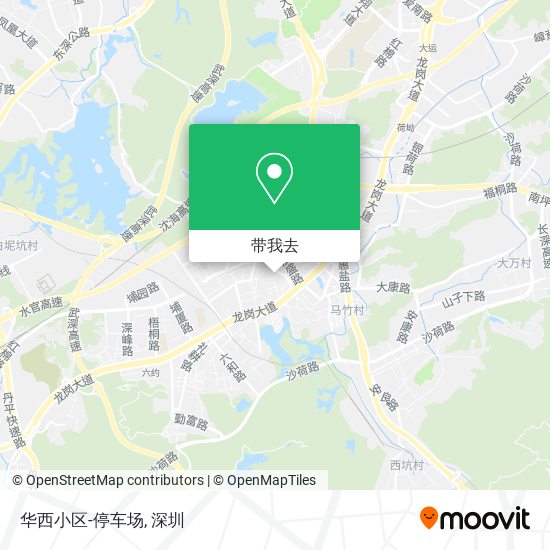 华西小区-停车场地图