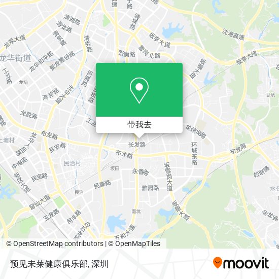 预见未莱健康俱乐部地图