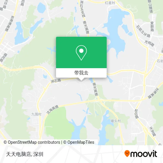 天天电脑店地图