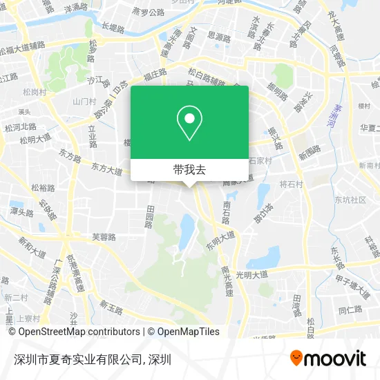深圳市夏奇实业有限公司地图