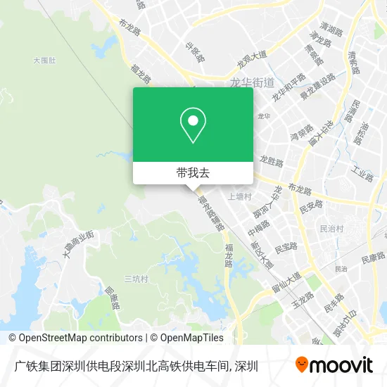 广铁集团深圳供电段深圳北高铁供电车间地图