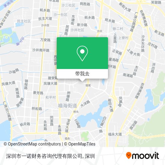 深圳市一诺财务咨询代理有限公司地图
