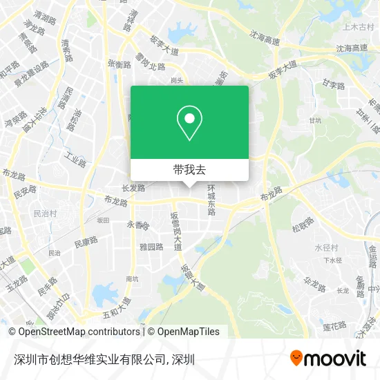 深圳市创想华维实业有限公司地图