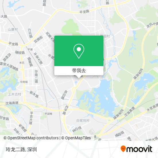 玲龙二路地图