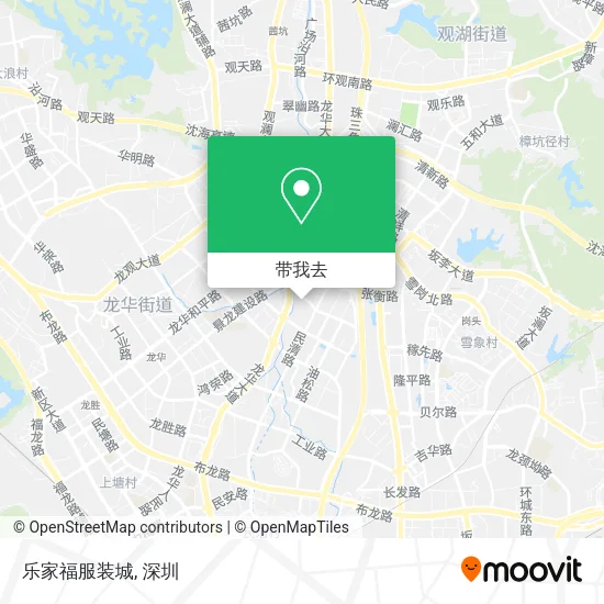 乐家福服装城地图