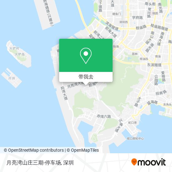 月亮湾山庄三期-停车场地图