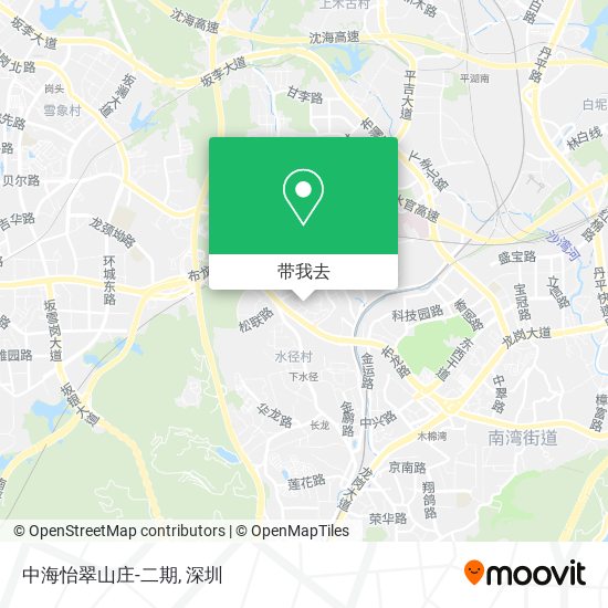 中海怡翠山庄-二期地图