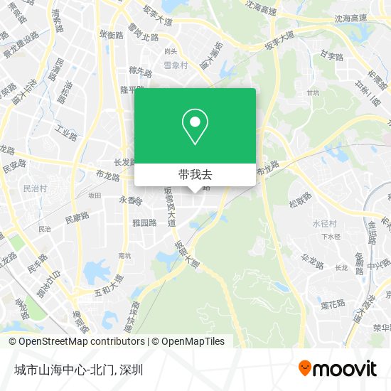 城市山海中心-北门地图