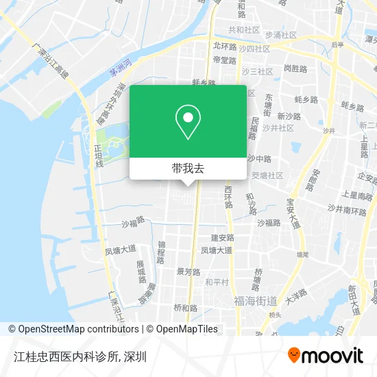 江桂忠西医内科诊所地图