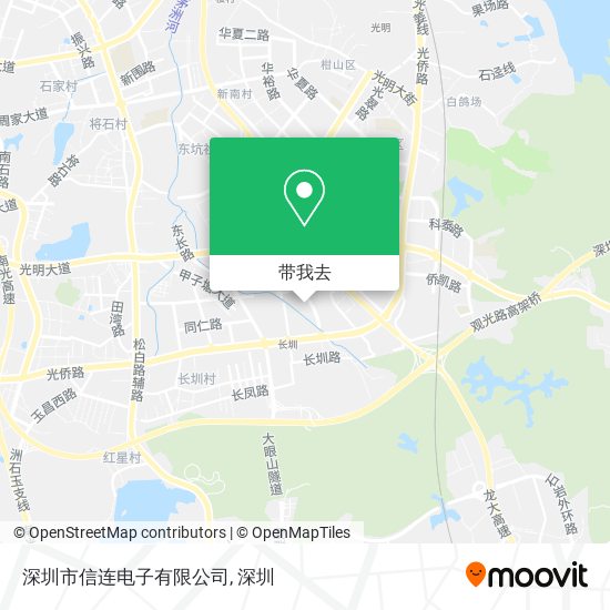 深圳市信连电子有限公司地图