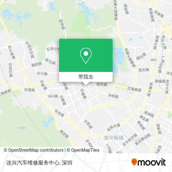 连兴汽车维修服务中心地图