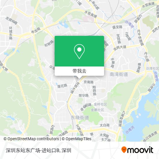 深圳东站东广场-进站口B地图