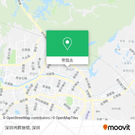 深圳鸿辉旅馆地图