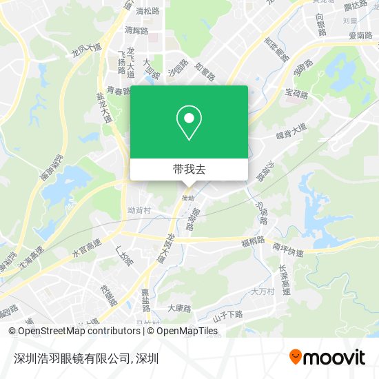 深圳浩羽眼镜有限公司地图