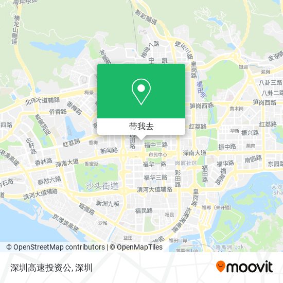 深圳高速投资公地图