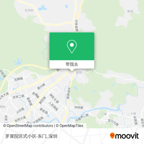 罗屋院区式小区-东门地图