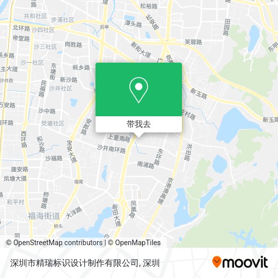 深圳市精瑞标识设计制作有限公司地图