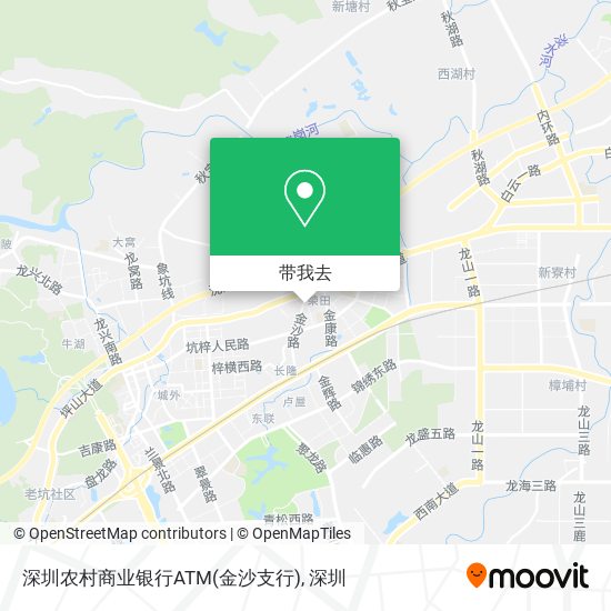 深圳农村商业银行ATM(金沙支行)地图