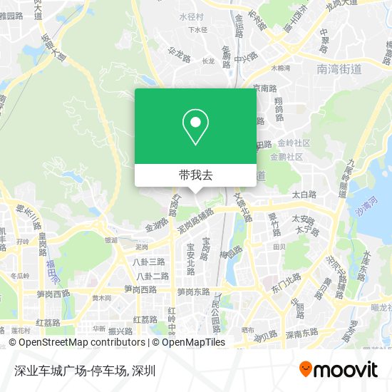 深业车城广场-停车场地图