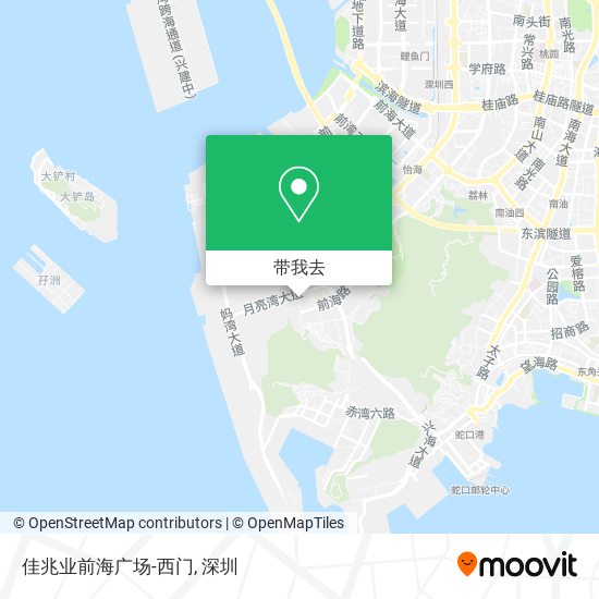 佳兆业前海广场-西门地图