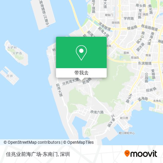 佳兆业前海广场-东南门地图