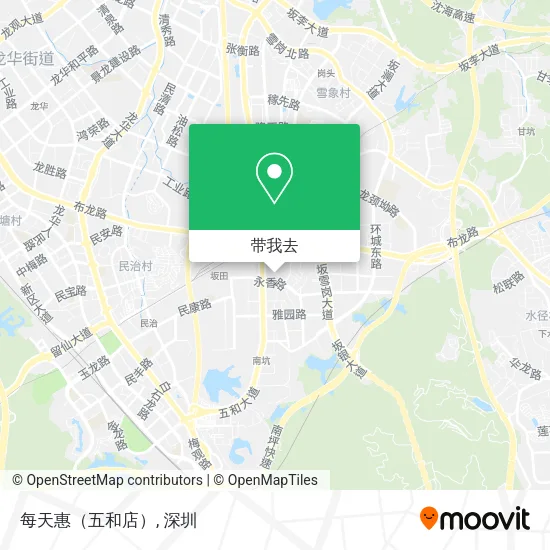 每天惠（五和店）地图