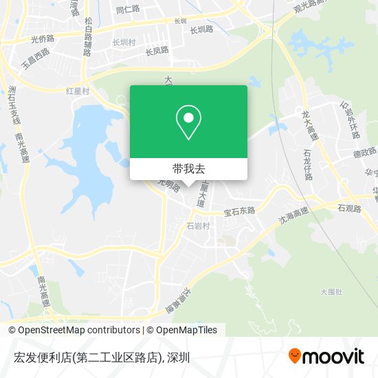 宏发便利店(第二工业区路店)地图