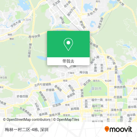梅林一村二区-4栋地图