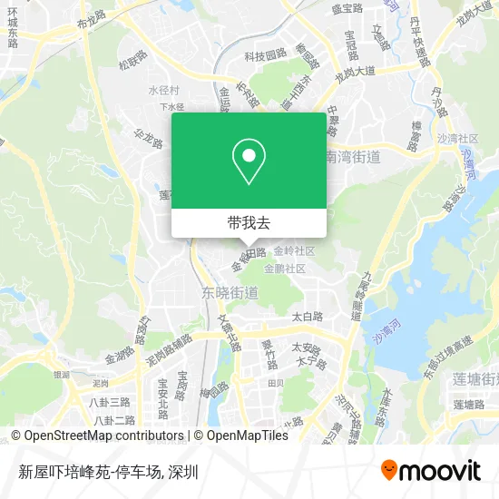 新屋吓培峰苑-停车场地图