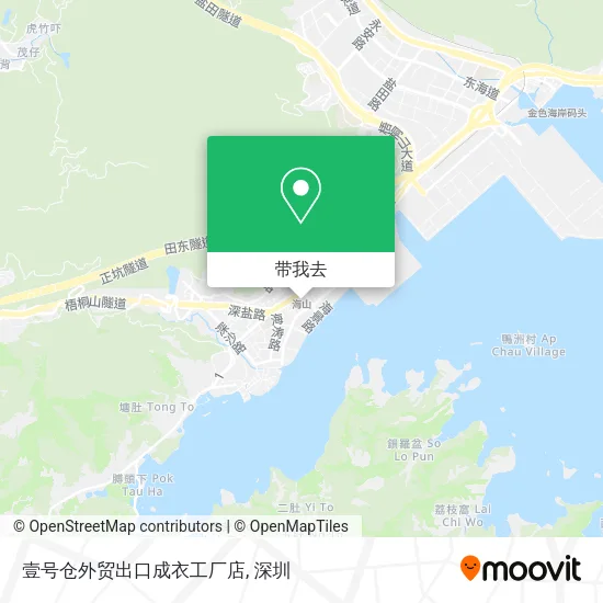 壹号仓外贸出口成衣工厂店地图