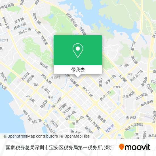 国家税务总局深圳市宝安区税务局第一税务所地图