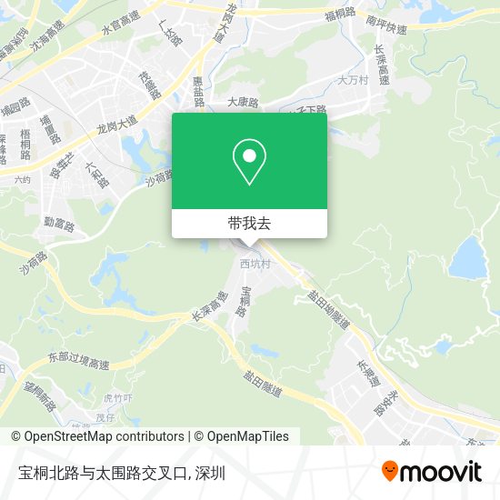 宝桐北路与太围路交叉口地图