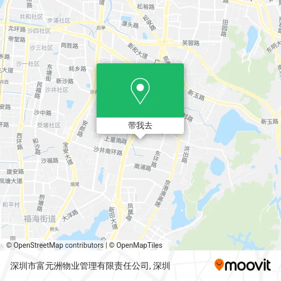 深圳市富元洲物业管理有限责任公司地图