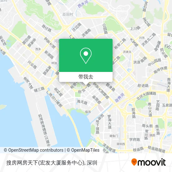搜房网房天下(宏发大厦服务中心)地图