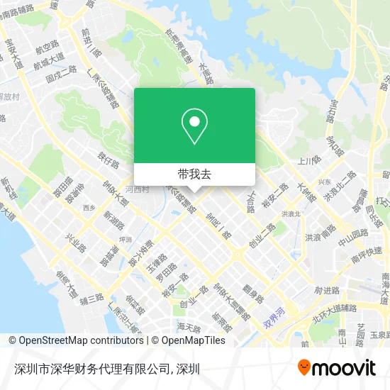 深圳市深华财务代理有限公司地图