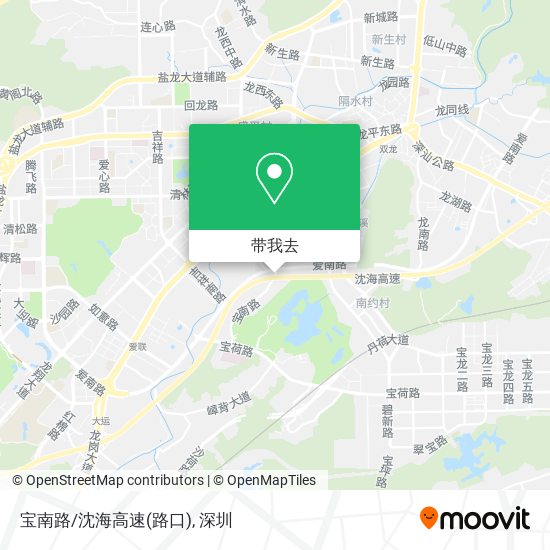 宝南路/沈海高速(路口)地图