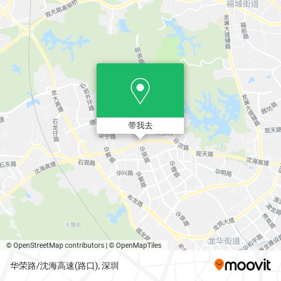 华荣路/沈海高速(路口)地图
