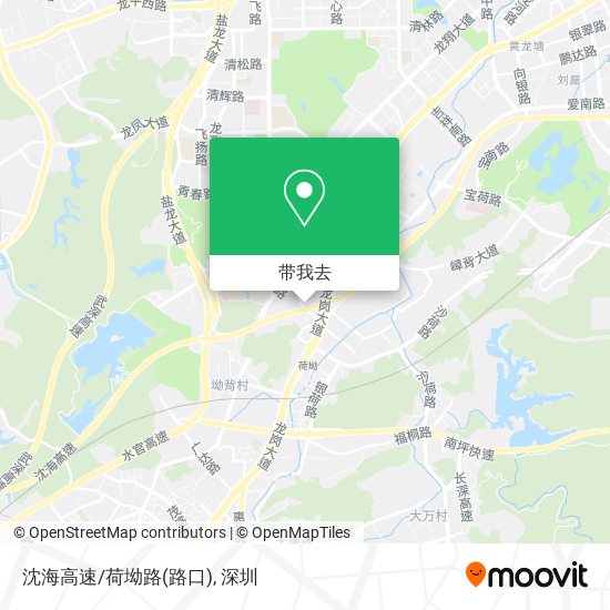 沈海高速/荷坳路(路口)地图