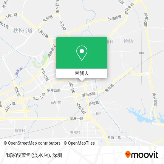 我家酸菜鱼(淡水店)地图