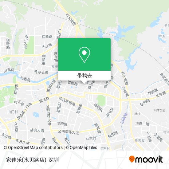 家佳乐(水贝路店)地图